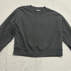 H&M Charcoal Gray Crewneck Top
